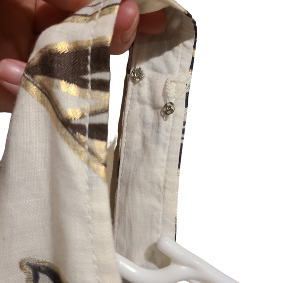 J. Crew Metallic A-Line Dress - Picture 8 of 9